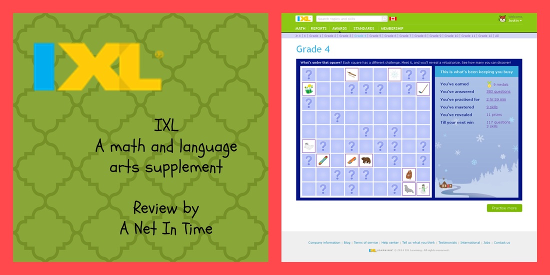 Review IXL Math And Language Arts Curriculum A Net In Time Schooling